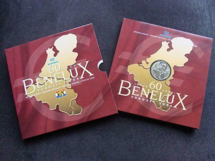 Benelux set 2004, Timbres & Monnaies, Monnaies | Europe | Monnaies euro, Enlèvement ou Envoi