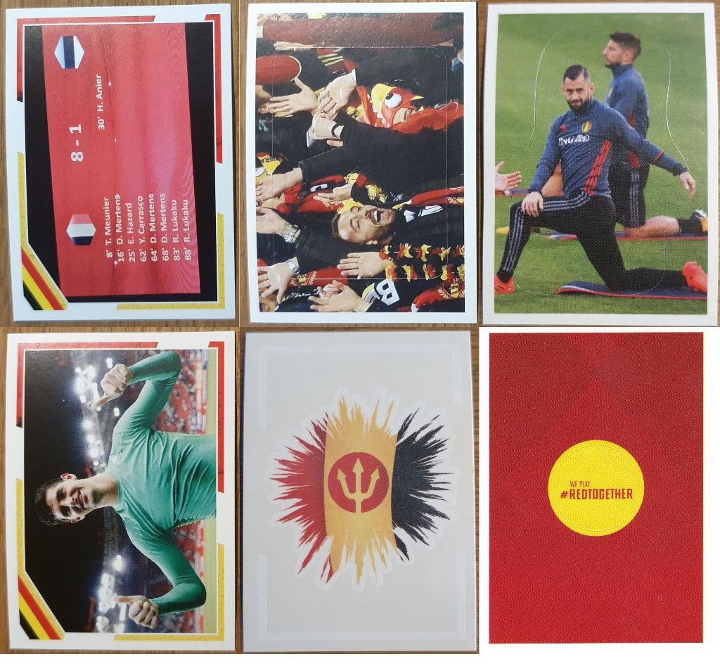 Pakje met 6 stickers Rode Duivels - we stick #redtogether, Enlèvement, Neuf