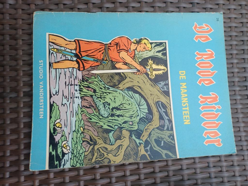 De rode ridder nr 28. De maansteen eerste druk, Enlèvement ou Envoi, Willy Vandersteen, Une BD, Utilisé