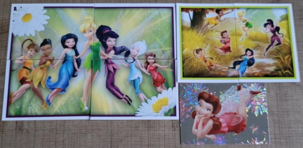 7 Panini stickers: Tinkerbell en elfjes, Verzamelen, Ophalen of Verzenden, Zo goed als nieuw, Strip of Tekenfilm