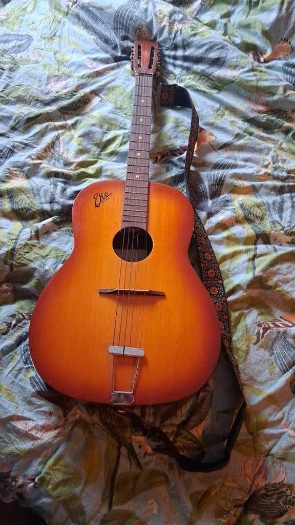 Guitare Chitarra Originale Eko., Musique & Instruments, Enlèvement ou Envoi