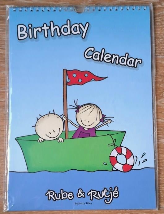 Rube & Rutje nieuwe verjaardagskalender, Kinderen en Baby's, Ophalen of Verzenden, Nieuw