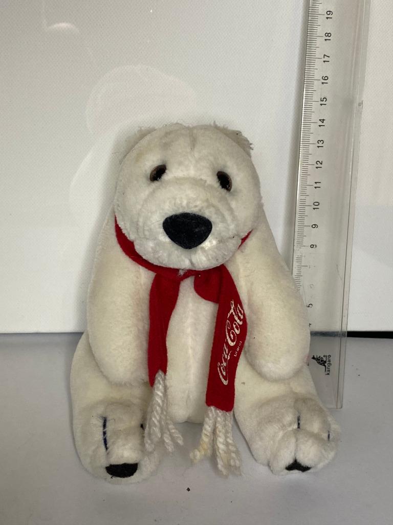 Vintage Ours peluche Coca Cola, Collections, Enlèvement ou Envoi, Utilisé