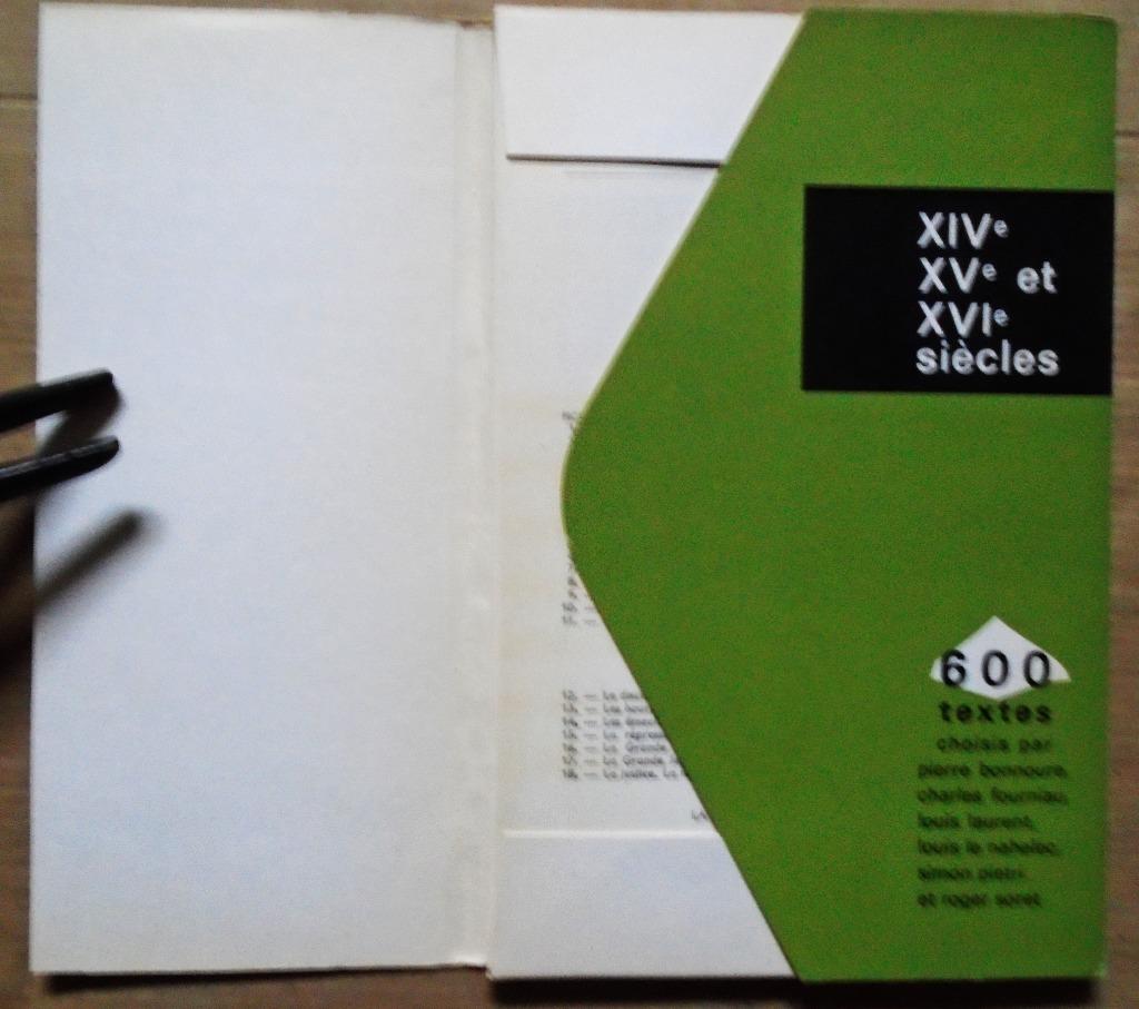 Documents d'histoire vivant de l'antiquité à nos jours -1962, Gelezen, Overige gebieden, 15e en 16e eeuw, Diverse auteurs