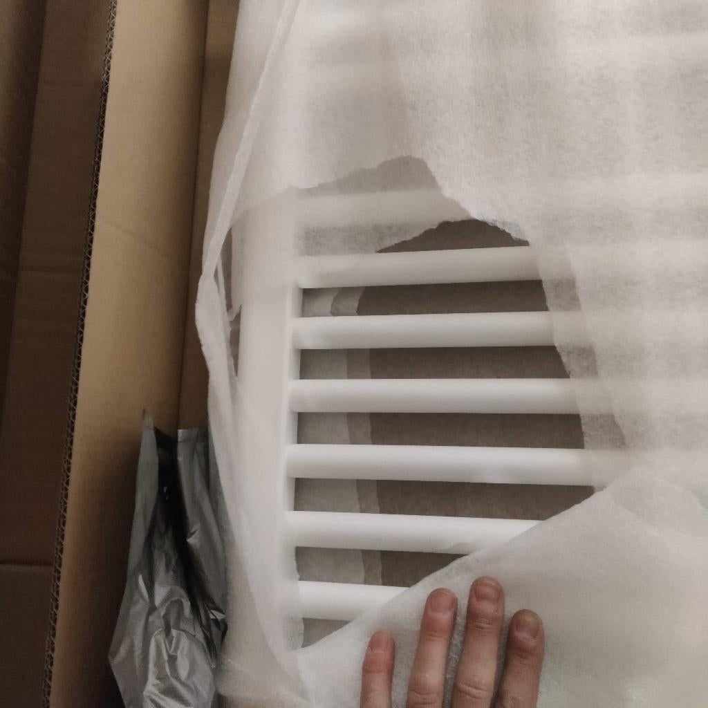 Nieuw Handdoekradiator Stelrad - mat wit - 737x1763mm, Bricolage & Construction, Chauffage & Radiateurs, Enlèvement, 80 cm ou plus