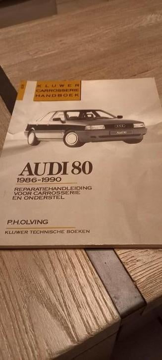 Audi 80 handleiding vraagbaak carrosserie onderstel olving, Auto diversen, Handleidingen en Instructieboekjes, Ophalen of Verzenden