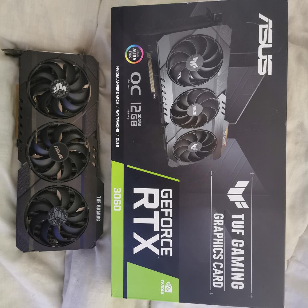 RTX GF 3060 OC 12 GB Asus TUF Gaming, PCI-Express 4, HDMI, Ophalen of Verzenden, Nvidia