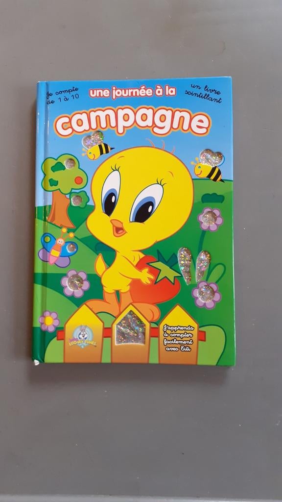 livre éducatif  je compte de 1 a 10  journée a la campagne, Enlèvement ou Envoi, Utilisé, 3 à 4 ans