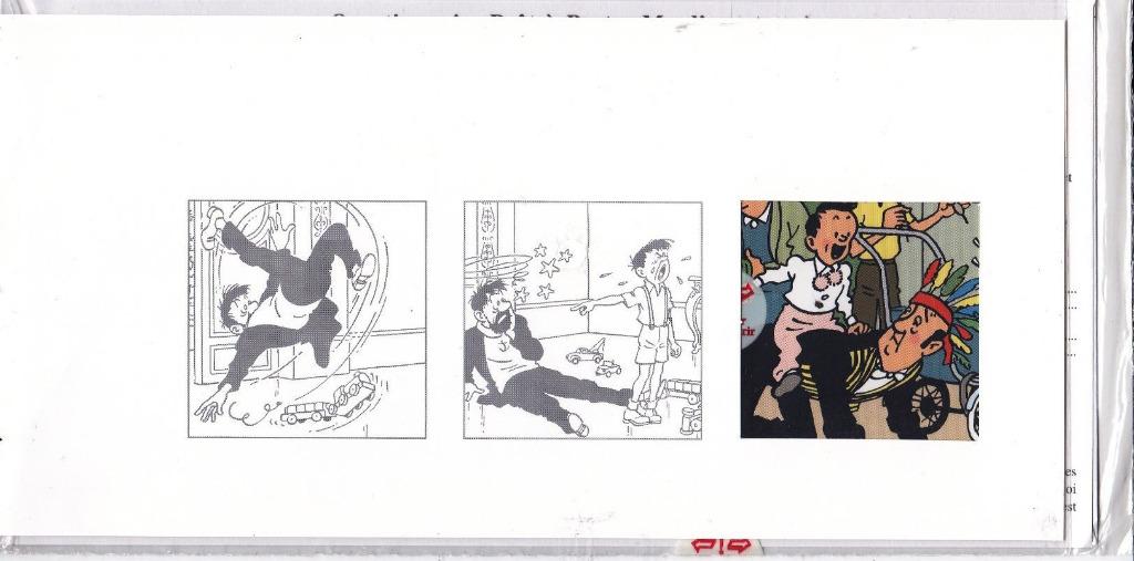 Carte postale blister : Les aventures de Tintin - Moulinsart, Ophalen of Verzenden