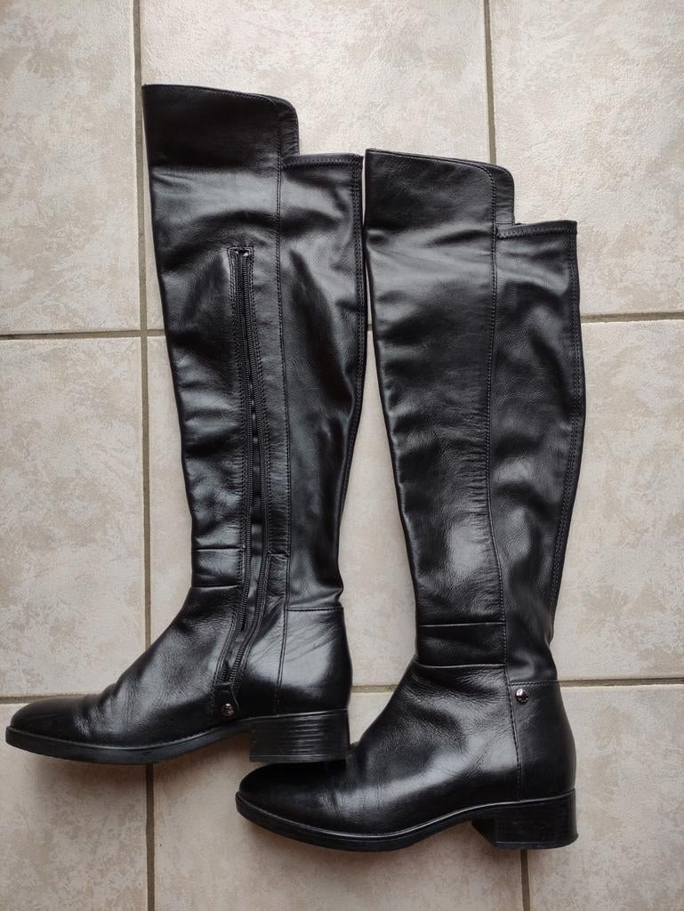 Overknee laarzen Geox maat 37 leder, Kleding | Dames, Schoenen, Ophalen, Gedragen