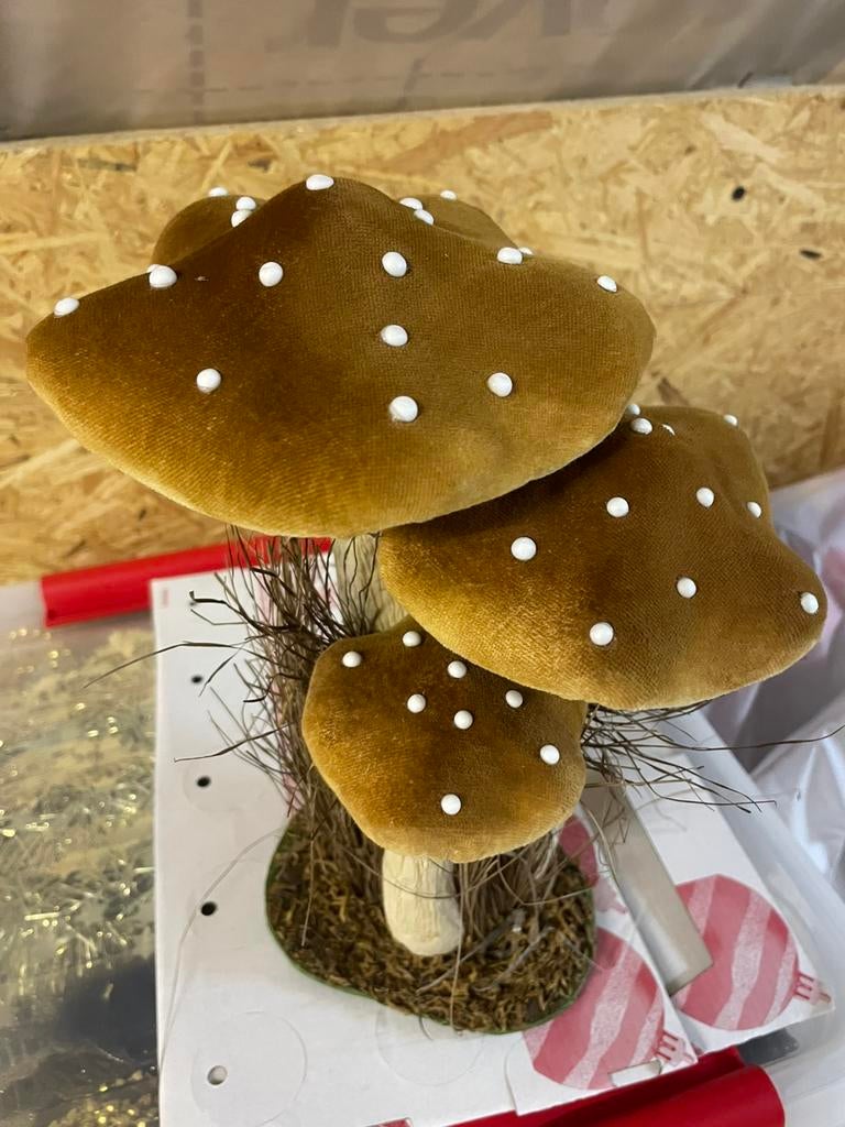 Decoratie paddestoelen, Huis en Inrichting, Ophalen, Zo goed als nieuw