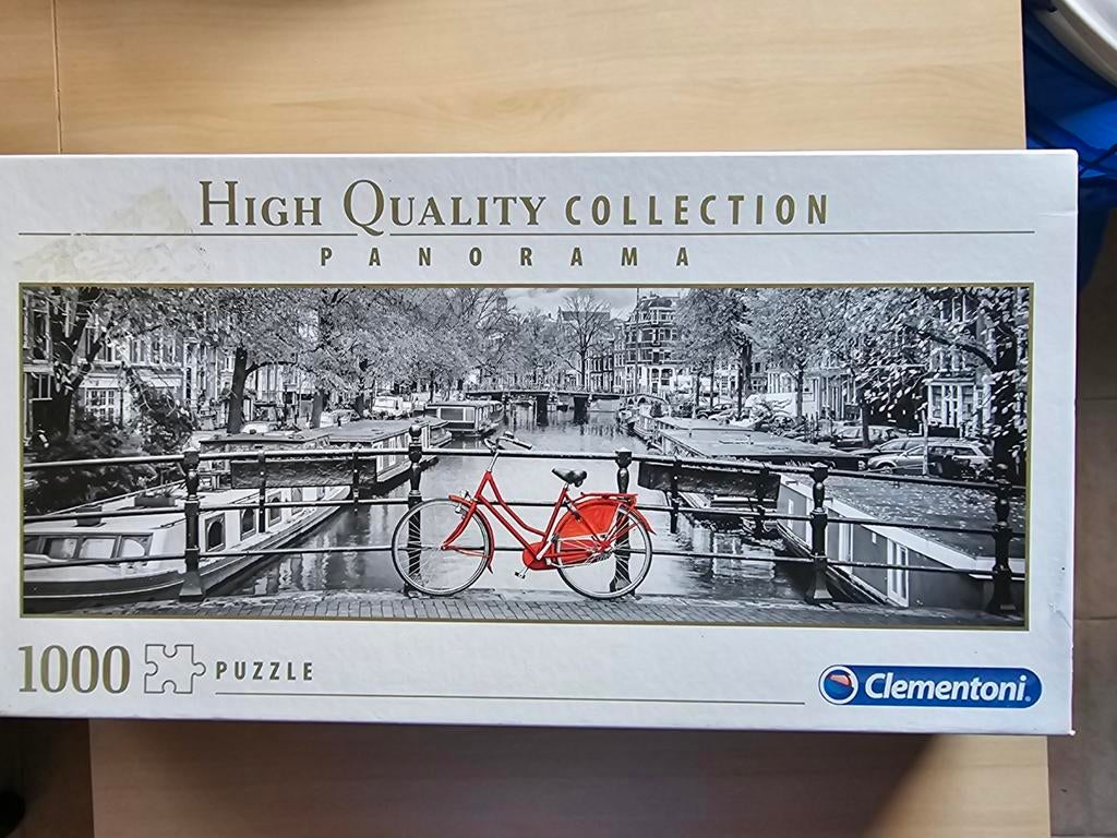 Panorama puzzels 1000 stukjes,  Clementoni, volledig, Ophalen of Verzenden, Zo goed als nieuw