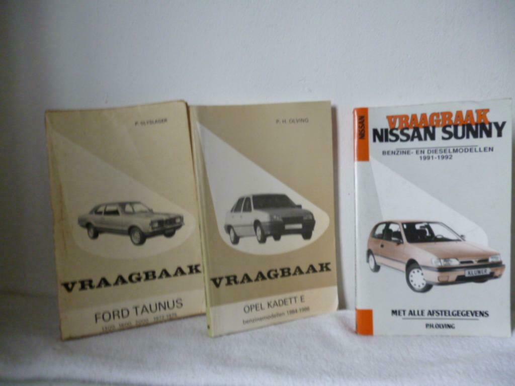 Vraagbaak Ford Taunus, Opel Kadett, Nissan Sunny, Auto diversen, Handleidingen en Instructieboekjes, Ophalen