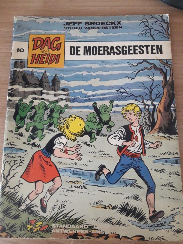 Dag en Heidi 10 De moerasgeesten, Boeken, Gelezen, Eén stripboek, Ophalen of Verzenden, Jeff Broeckx