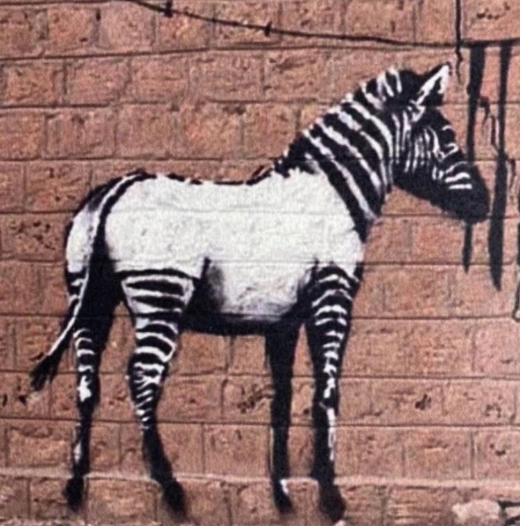 BANKSY : lithographie encadrée et numérotée a la main, Antiquités & Art, Enlèvement ou Envoi