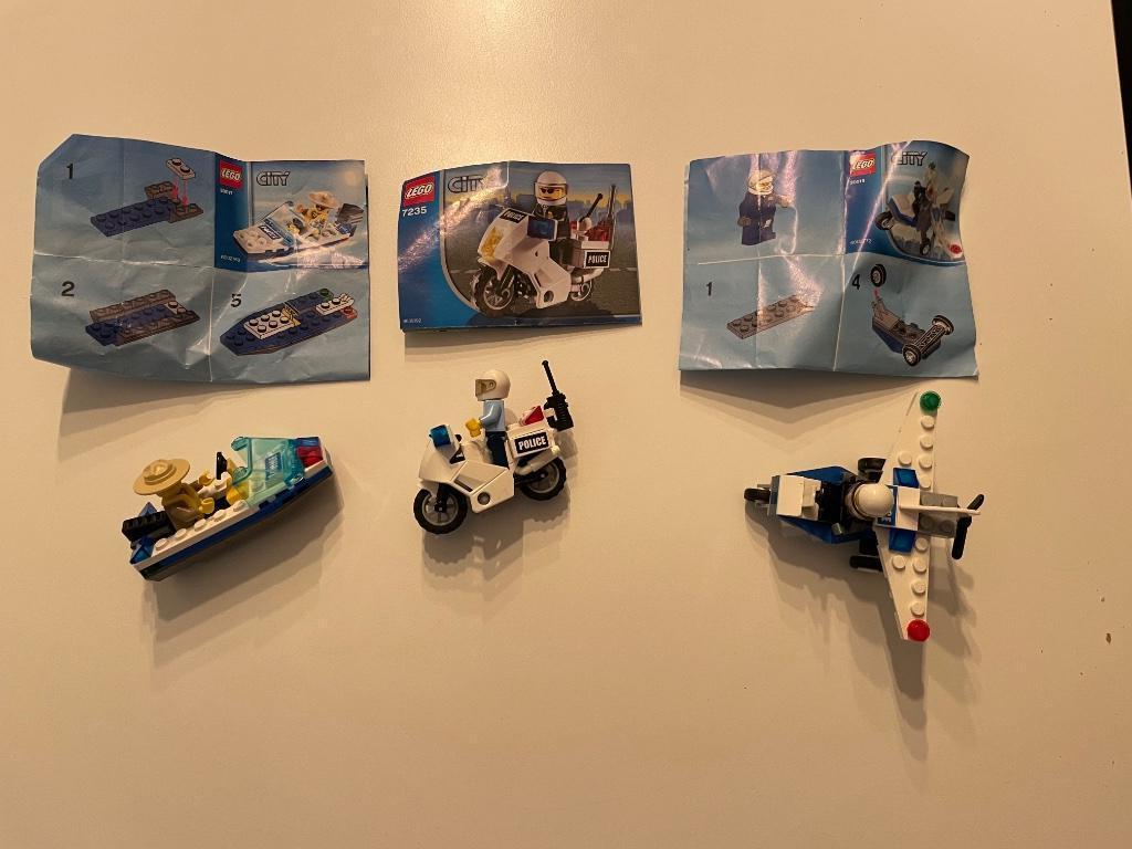 Lego City politie 3 setjes (vintage), Ophalen of Verzenden, Nieuw, Lego