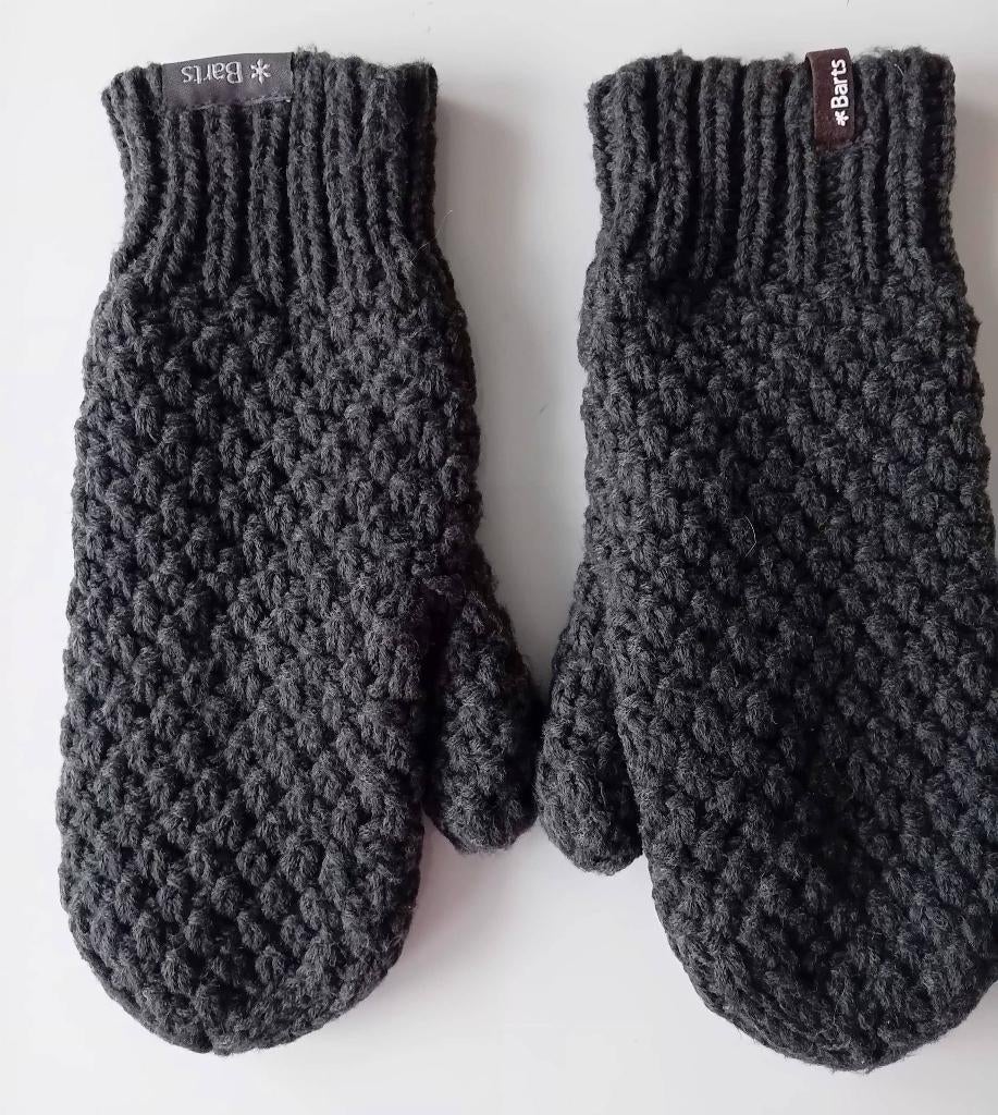 Grijze, wollen wanten Barts., Kleding | Dames, Mutsen, Sjaals en Handschoenen, Barts, Maat 42/44 (L), Ophalen of Verzenden, Zo goed als nieuw