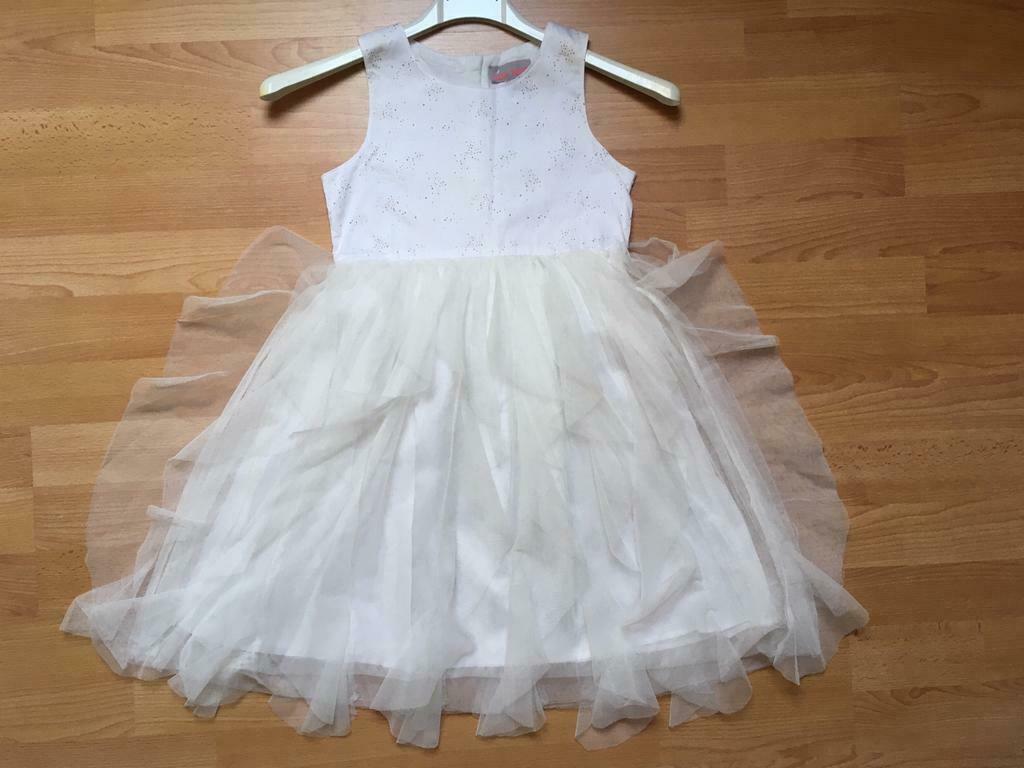 Prachtig feestelijk wit kleedje, LISA ROSE, maat 8 jaar, Kinderen en Baby's, Kinderkleding | Maat 128, Ophalen, Meisje, Zo goed als nieuw