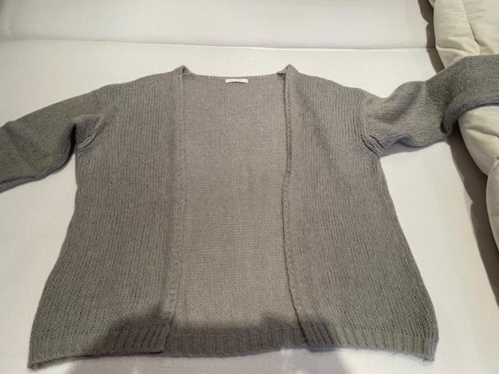 Lichtgrijze cardigan maat S, Vêtements | Femmes, Pulls & Gilets, Comme neuf, Taille 38/40 (M), Gris, Enlèvement ou Envoi