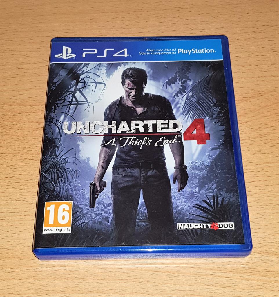 Uncharted 4: A Thief's End PS4-game, Verzenden, Gebruikt, Vanaf 16 jaar