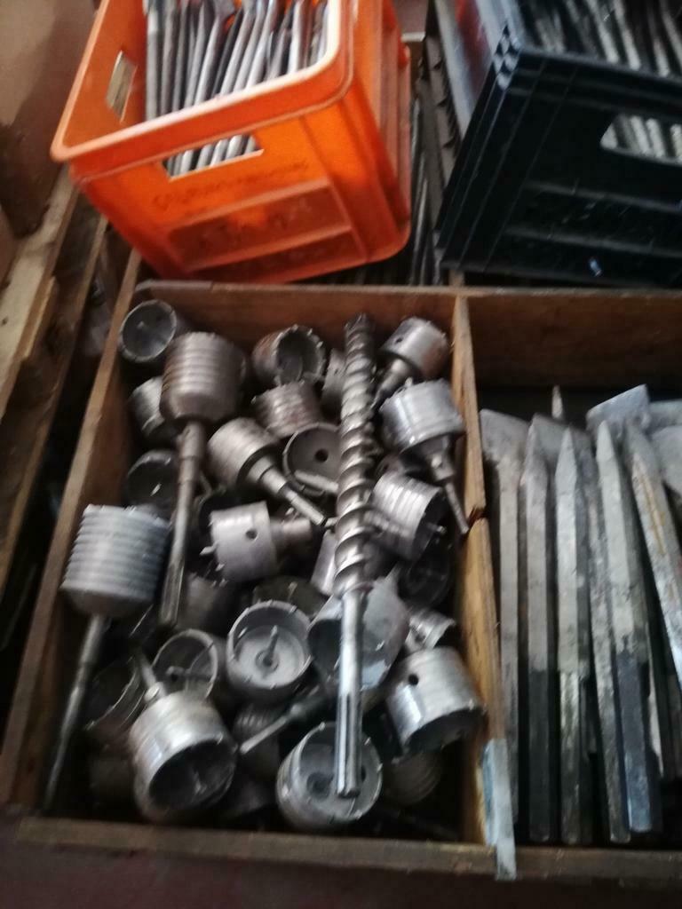 Party beitels te koop en nieuwe Steenboren bosh, Doe-het-zelf en Bouw, Ophalen, Gebruikt