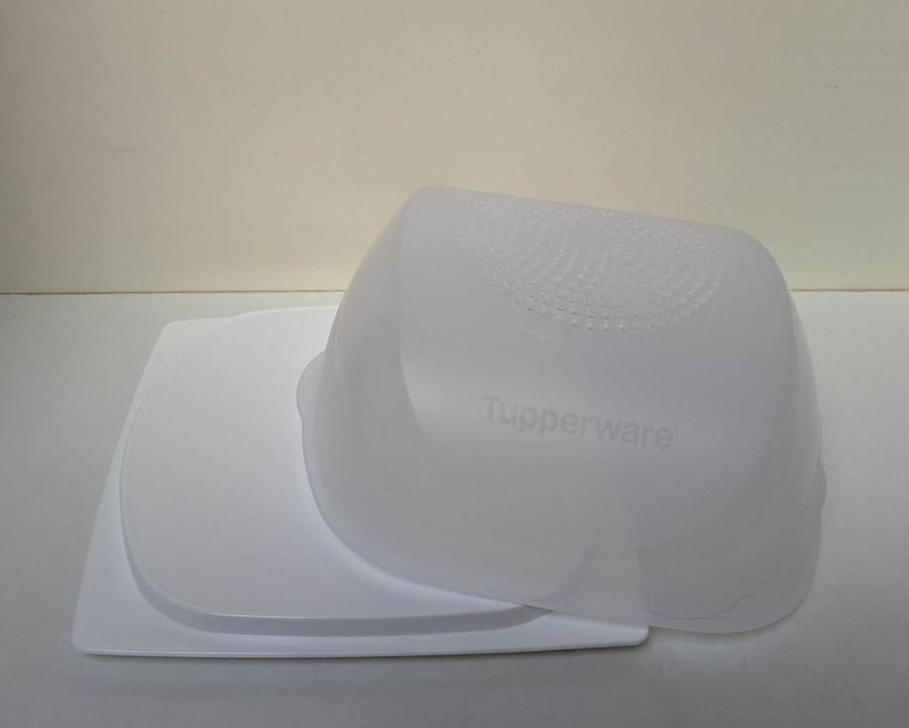 Tupperware™ « CheeSmart Junior » Kaasplank, Huis en Inrichting, Verzenden, Nieuw, Wit, Bus of Trommel