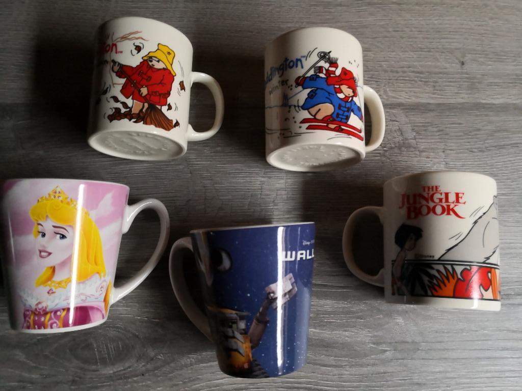 Diverse tassen / mokken uit te kiezen (Disney en Paddington), Collections, Enlèvement