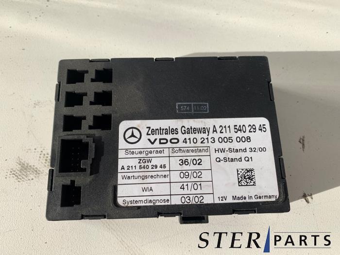 Gateway module van een Mercedes E-Klasse, Ophalen of Verzenden, 3 maanden garantie, Gebruikt, Mercedes-Benz