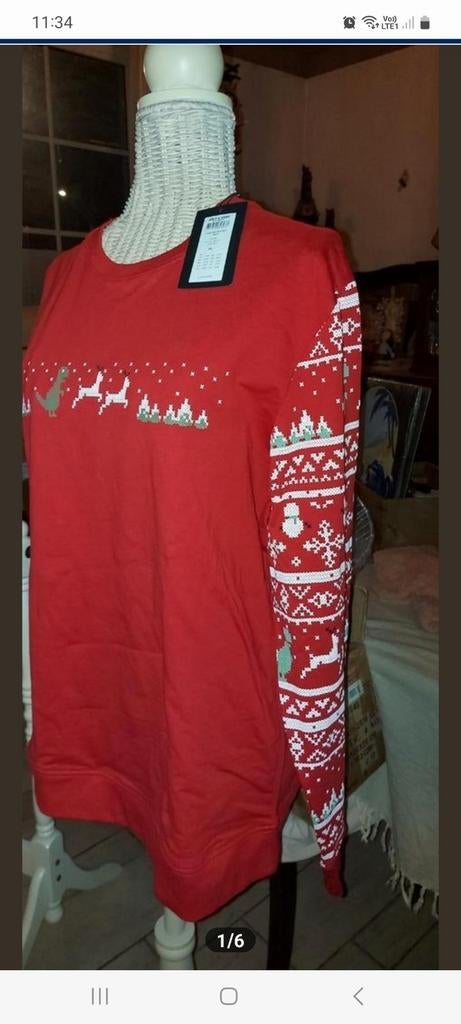 Kerstsweater heren large/l, Ophalen of Verzenden, Zo goed als nieuw