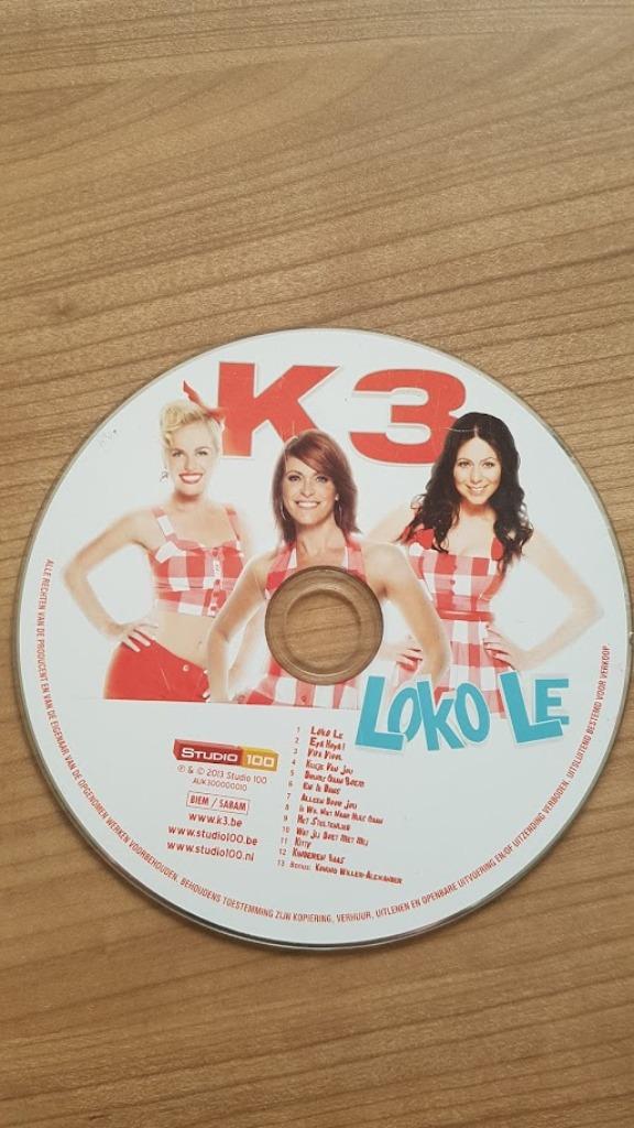 CD van K3. Loko Le., Cd's en Dvd's, Ophalen of Verzenden, Zo goed als nieuw, Muziek