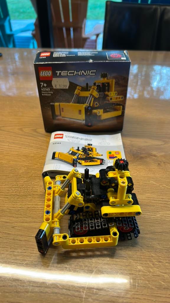 Lego Technic 42163 7+ Heavy-Duty Bulldozer, Kinderen en Baby's, Speelgoed | Duplo en Lego, Ophalen, Zo goed als nieuw, Lego