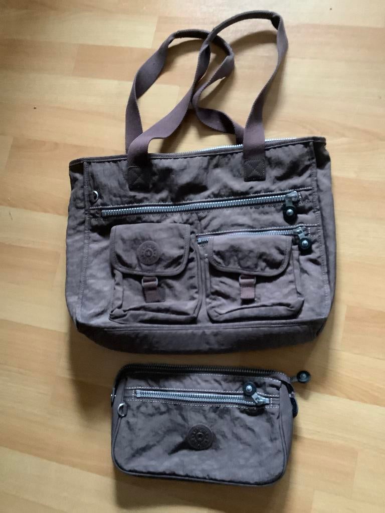 Sac et pochette Kipling, Enlèvement ou Envoi, Comme neuf, Brun, Autres types