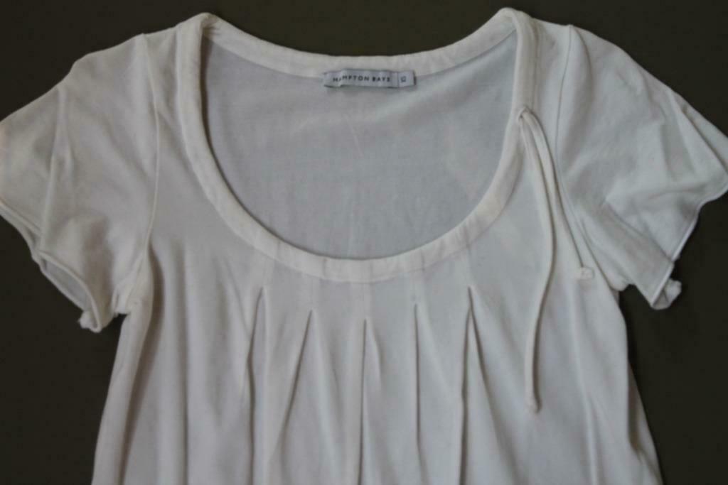 T-shirt Hampton Bays, wit, Manches courtes, Enlèvement ou Envoi, Taille 36 (S), Hampton Bays