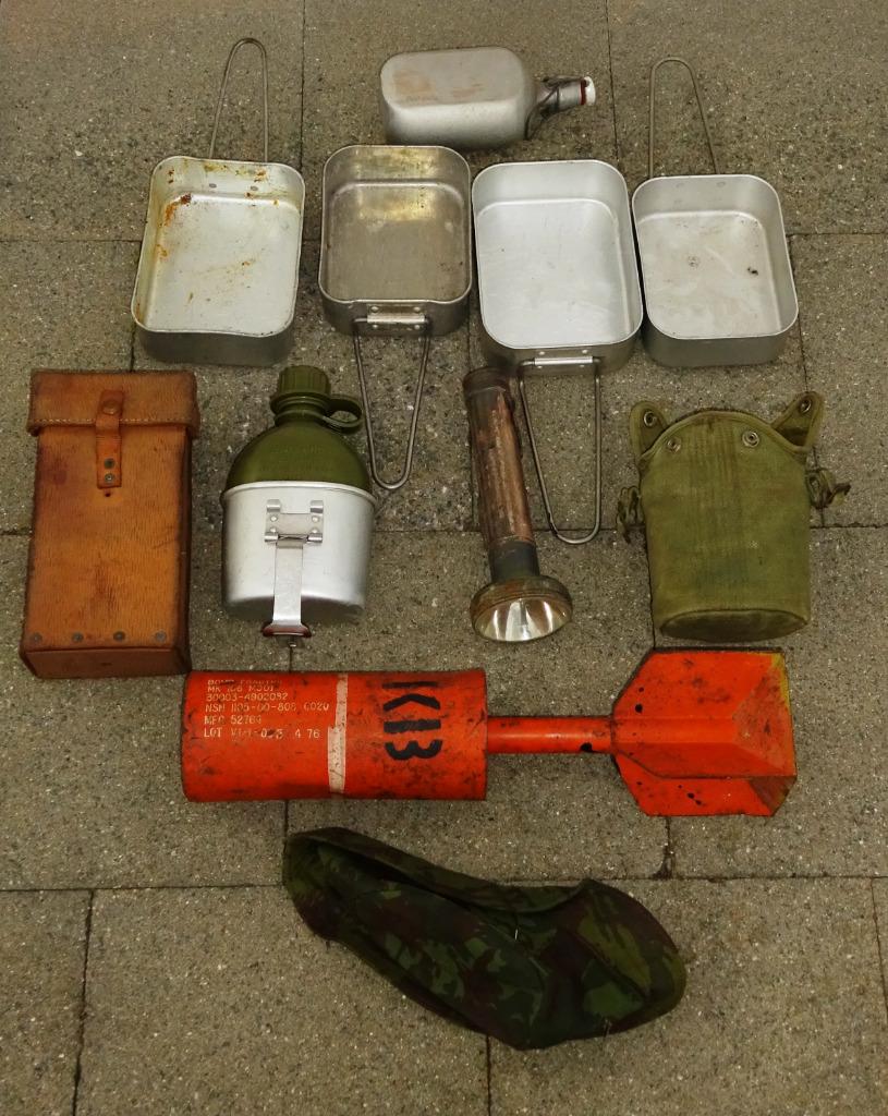 Lot d'accessoires Militaria Reenactment, Envoi, Armée de terre, Autres types