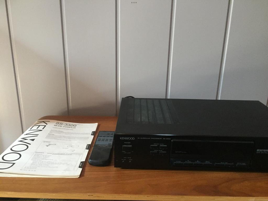 Kenwood SS-3300 surroundprocessor, Ophalen, Zo goed als nieuw