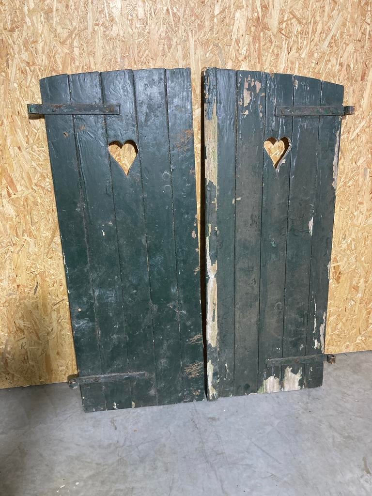 Oude Franse brocante luiken, Huis en Inrichting, Woonaccessoires | Kamerschermen, Ophalen, Gebruikt, X, X