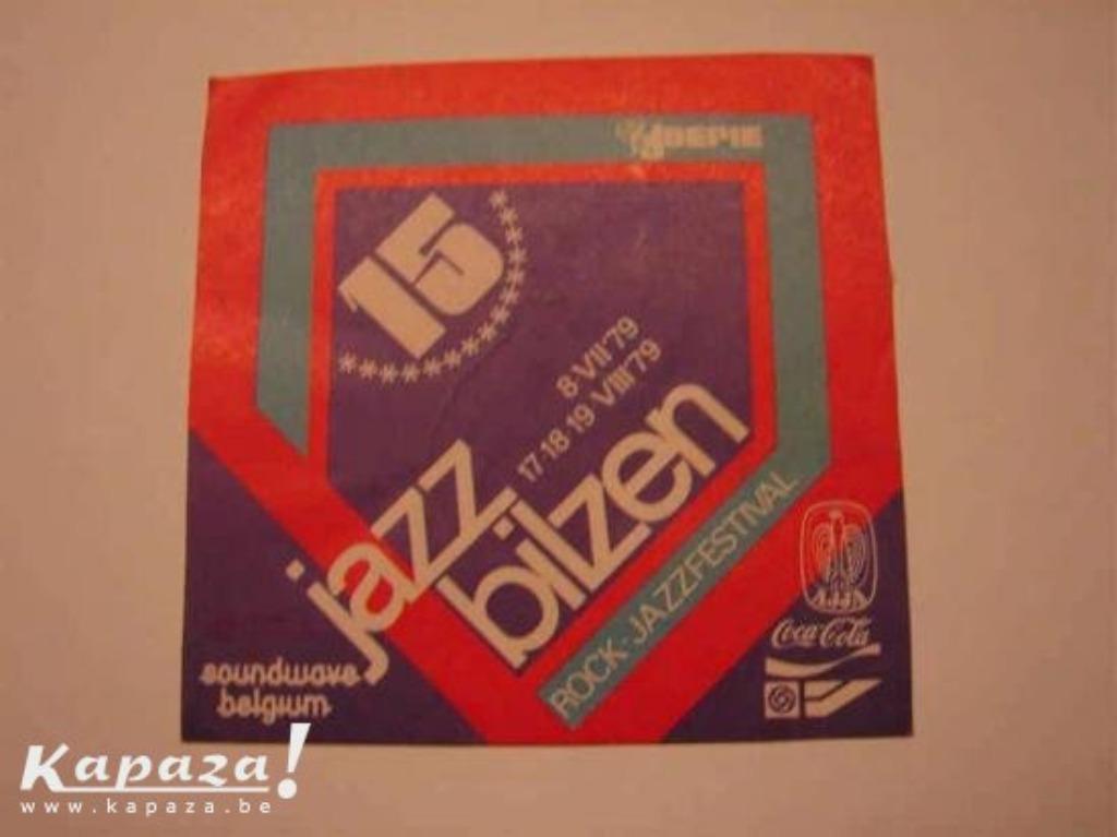 Autocollant Jazz Bilzen 1979, Enlèvement ou Envoi, Comme neuf