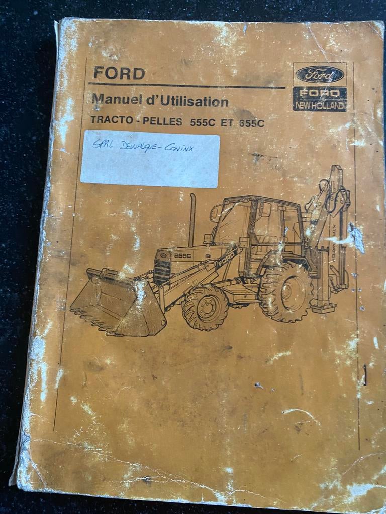 FORD New Holland 555c 655c manuel d’itilisation, Enlèvement ou Envoi