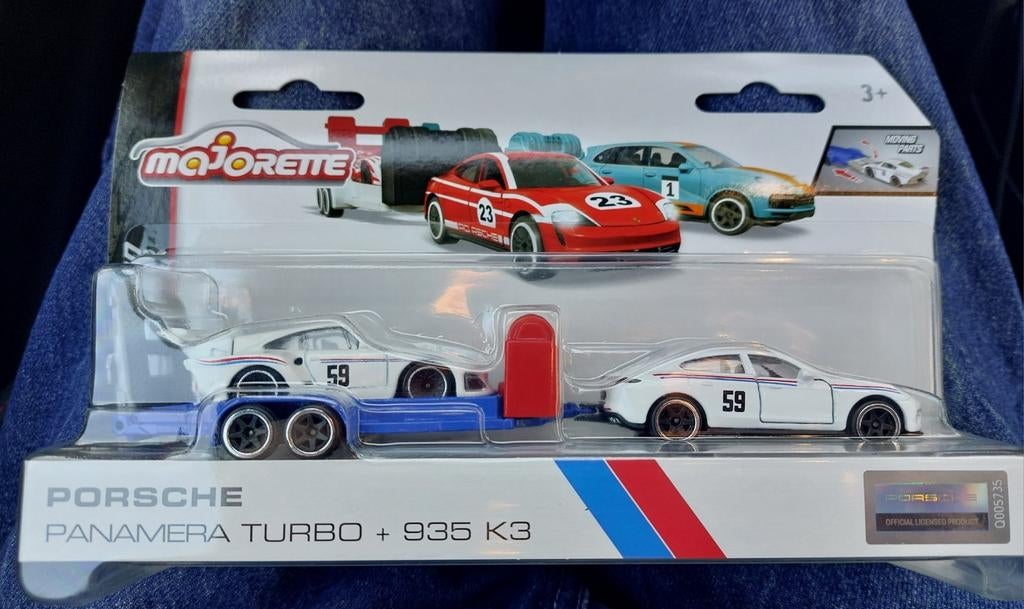 majorette set porsche panamera turbo porsche 935 k3, Enlèvement ou Envoi, Neuf