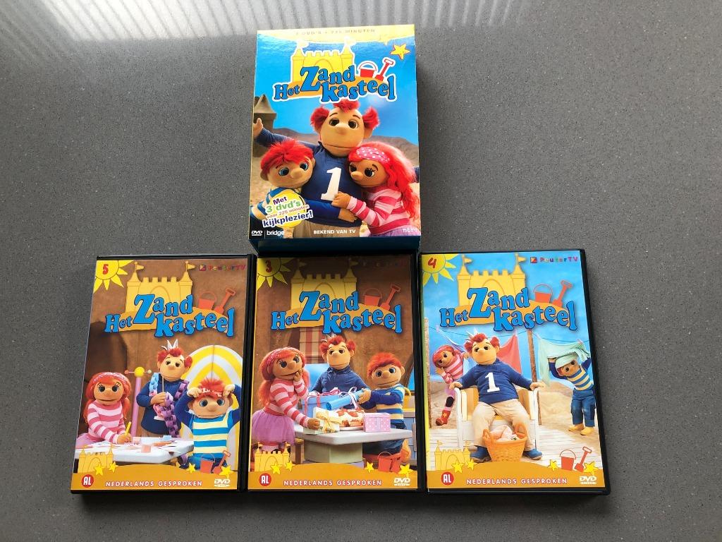 3 DVD's - het zandkasteel, CD & DVD, DVD | Films d'animation & Dessins animés, Utilisé, Européen, Tous les âges, Enlèvement ou Envoi