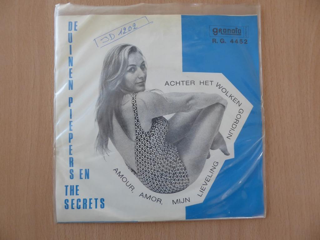 DUINEN PIEPERS & SECRETS(F.FEYS):AMOUR,AMOR,MIJN LIEVELING(S, Cd's en Dvd's, Vinyl Singles, 7 inch, Single, Ophalen of Verzenden