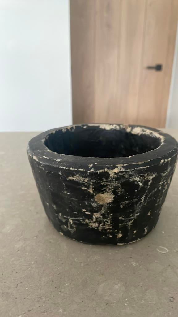 Oude zware oosterse vijzel, Antiek en Kunst, Ophalen of Verzenden
