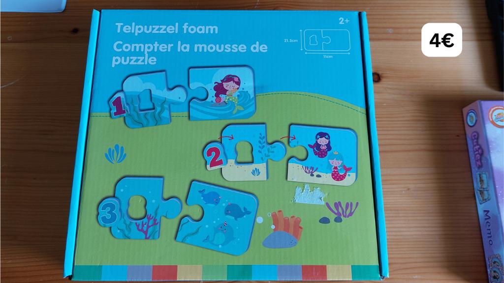 Nieuwe tel puzzel foam, Kinderen en Baby's, Ophalen of Verzenden, Minder dan 10 stukjes, Nieuw, 2 tot 4 jaar
