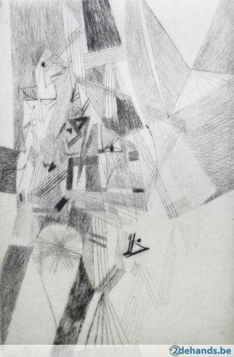 Ets Camille De Taeye (1938-2013) ongetiteld - 2 staat - 1960