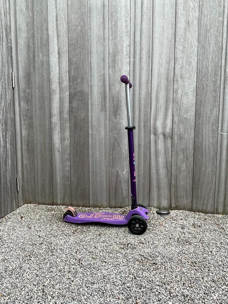 Maxi Micro step Deluxe paars, Fietsen en Brommers, Ophalen, Gebruikt, Gewone step, Micro step