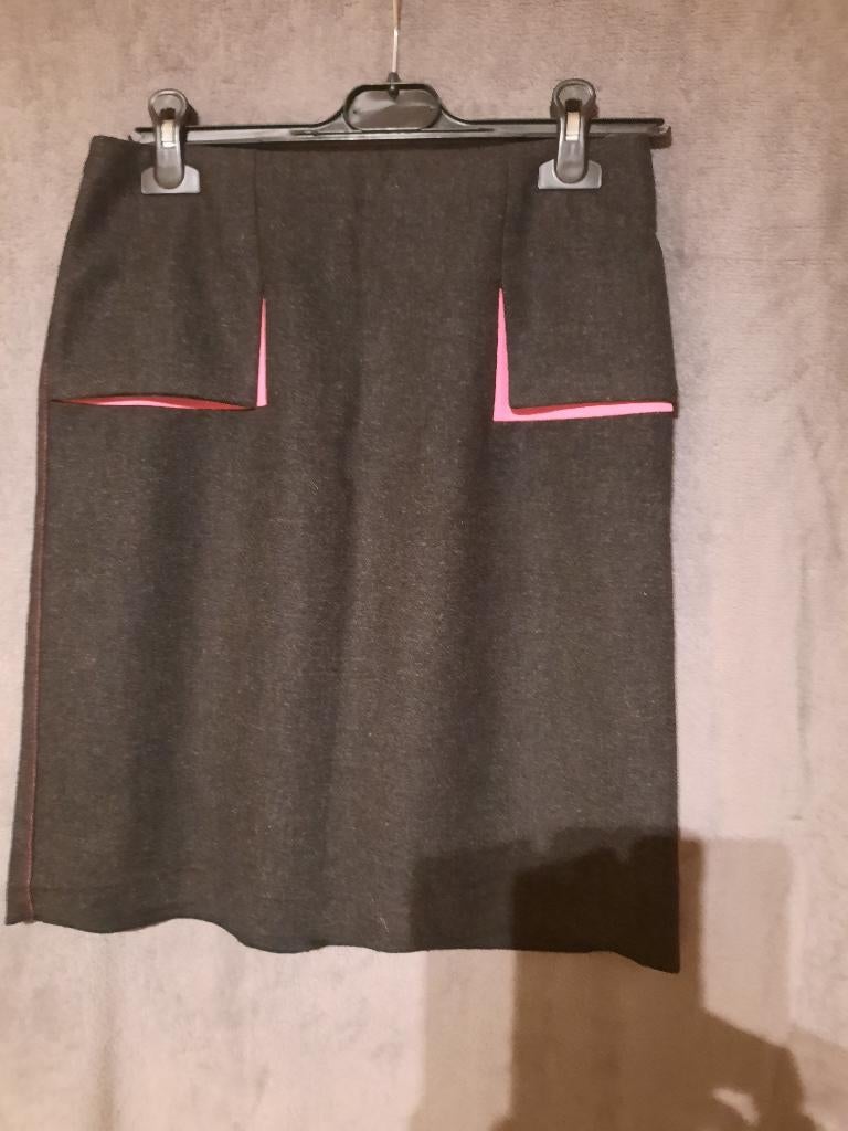Roccobarocco rok (+bijpassend T shirt), Kleding | Dames, Ophalen of Verzenden, Zo goed als nieuw, Knielengte, Grijs