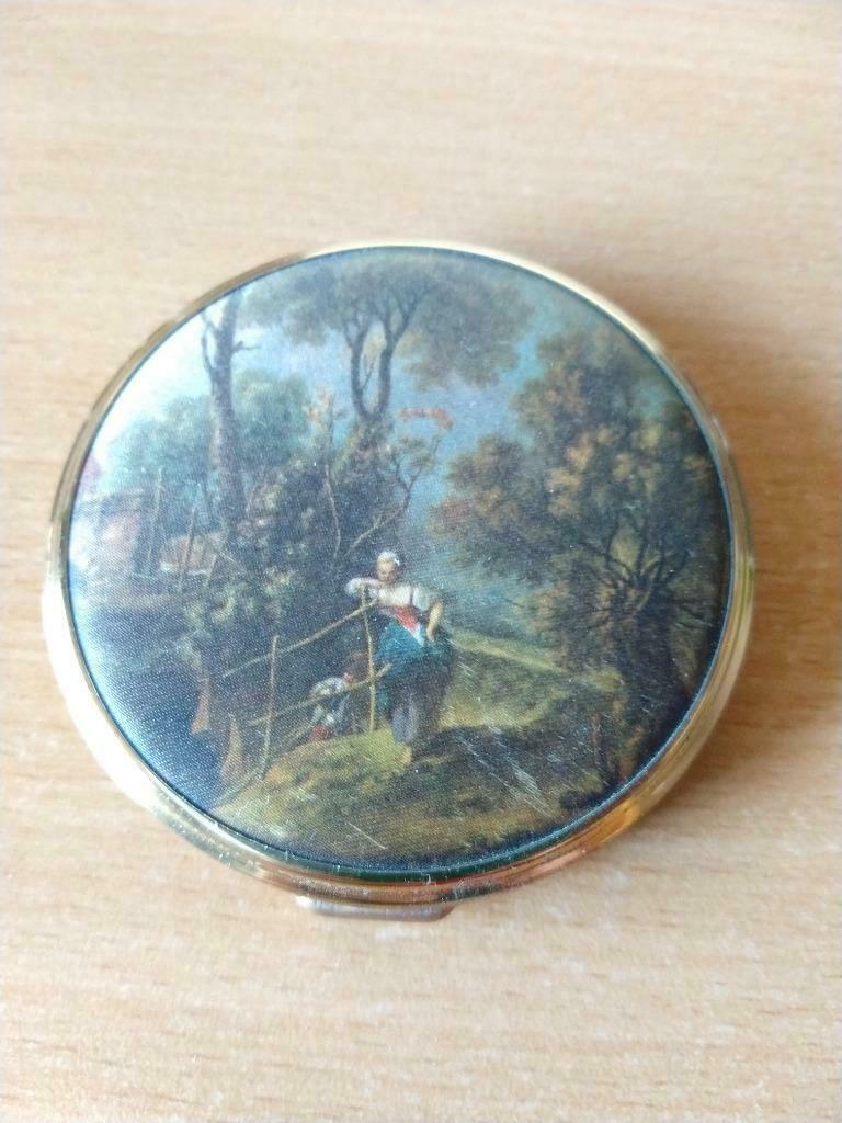 Mooie antieke poederdoos, Antiek en Kunst, Curiosa en Brocante, Ophalen of Verzenden