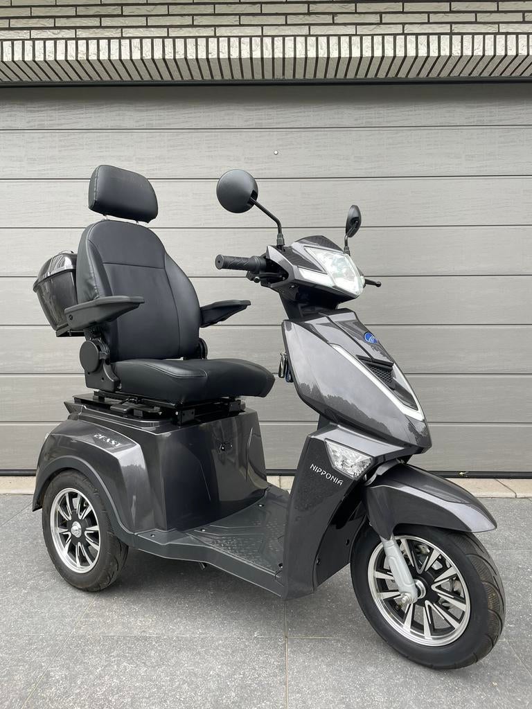 Scootmobiel 25 km/h Nipponia 2 Fast voiturette électrique, Enlèvement ou Envoi, Pliant, Comme neuf, Fauteuil roulant électrique