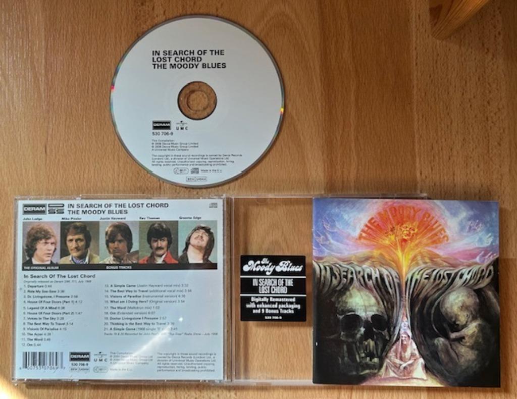 CD MOODY BLUES - IN SEARCH OF THE LOST CHORD +9 BONUS NRS, Enlèvement ou Envoi, Comme neuf