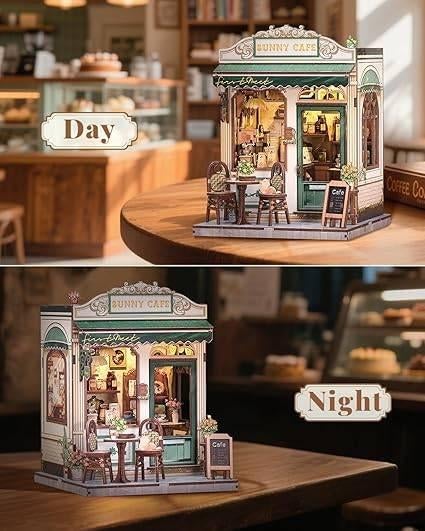 miniatuur poppenhuis met ledlicht | GRATIS LEVERING, Neuf, -, -, CUTEBEE